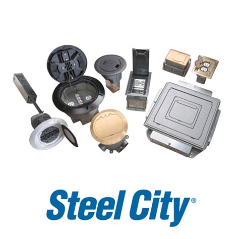 steel city raised floor boxes|t&b steel city catalog.